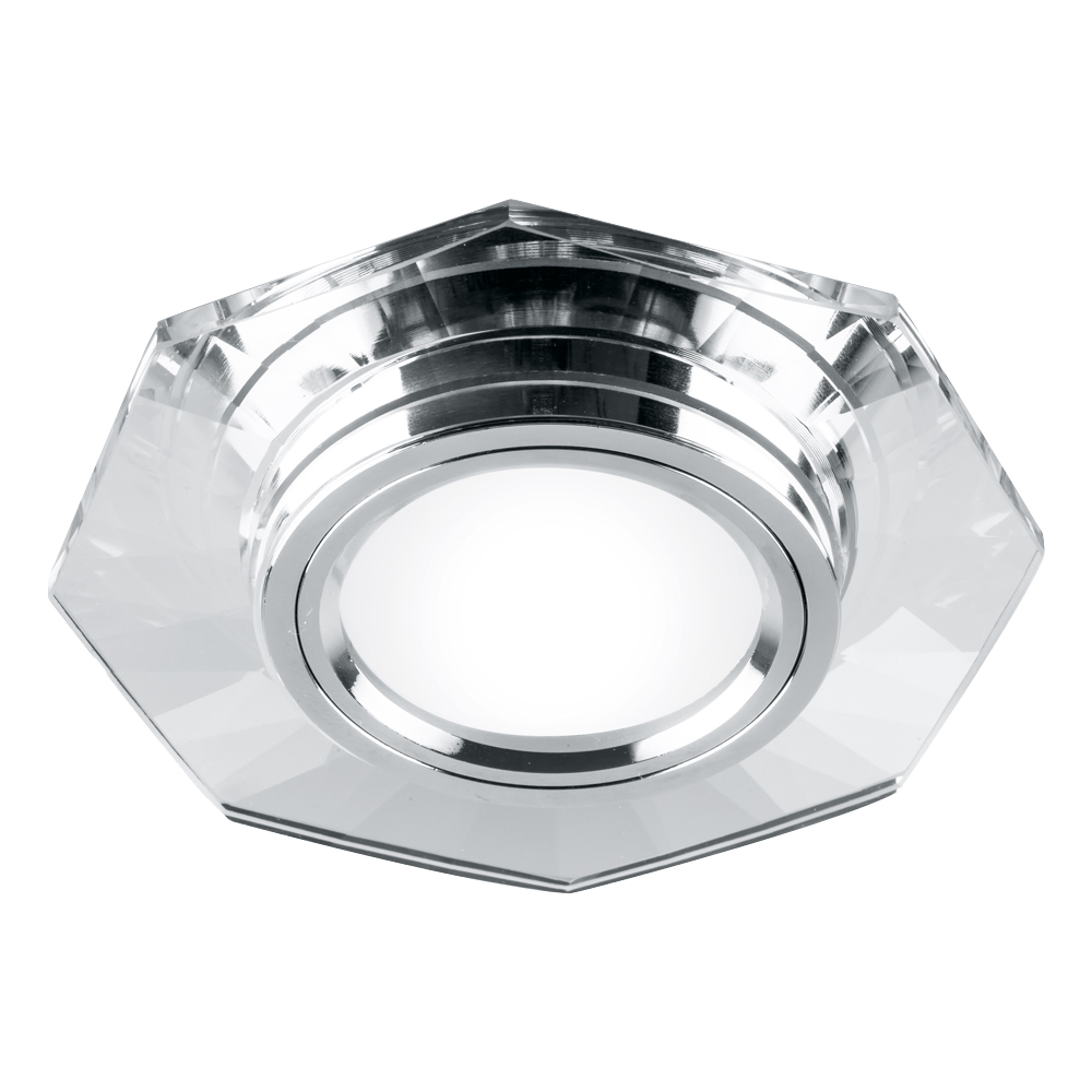 Светильник встраиваемый Feron DL8120-2 потолочный MR16 G5.3 серебристый