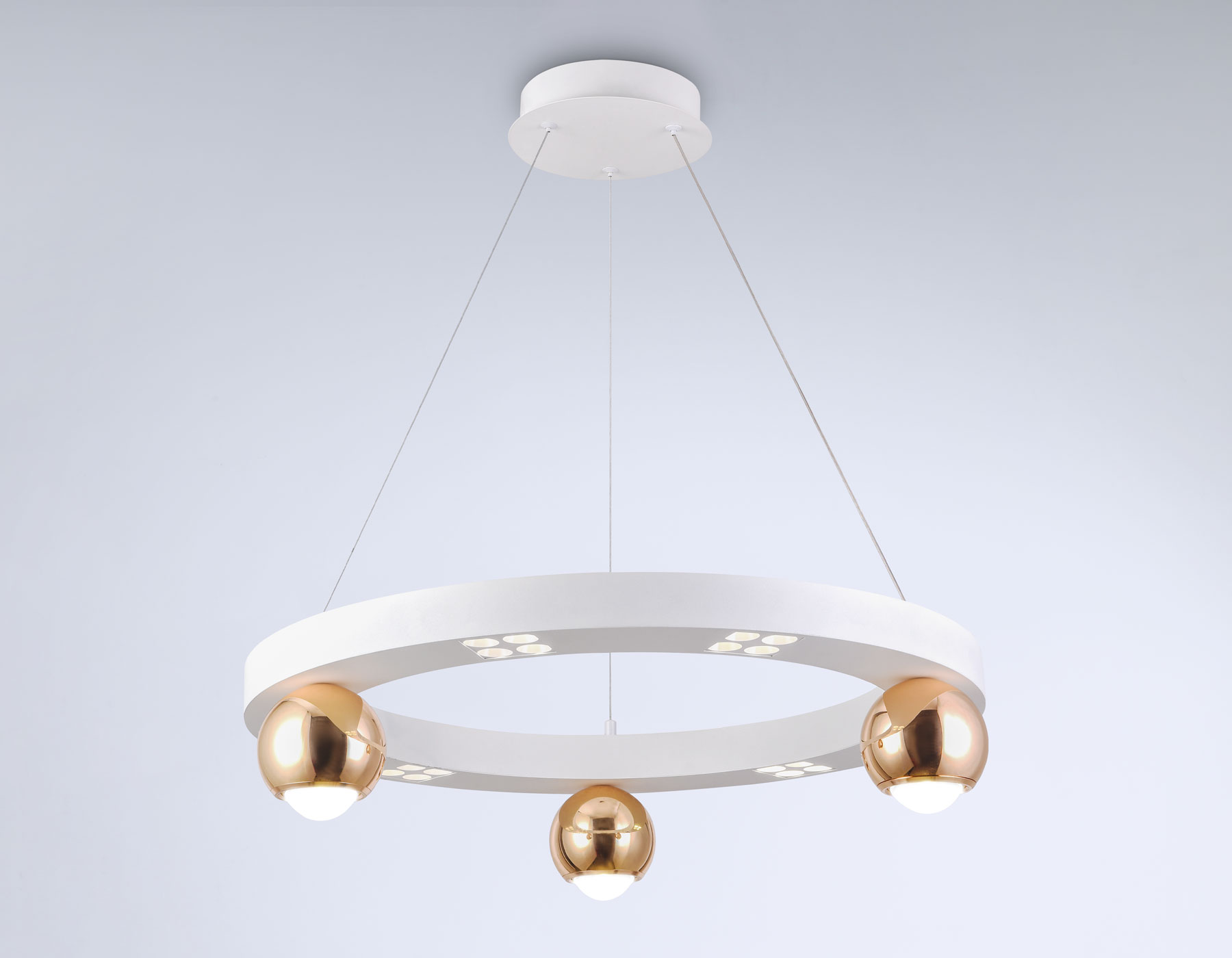 Подвесной светильник Ambrella FL5959 WH/GD белый/золото 4200K 32W D600*1200 (Без ПДУ) Подвесной светильник Ambrella FL5959 WH/GD белый/золото 4200K 32W D600*1200 (Без ПДУ)