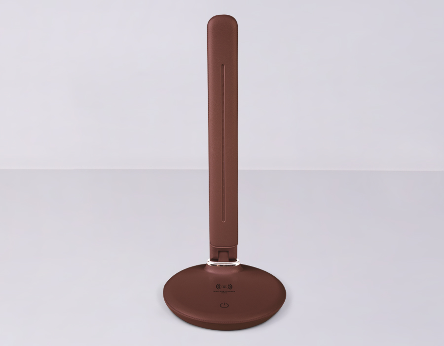Светодиодная настольная лампа с беспроводной зарядкой DE522 BR Ambrella коричневый LED 3000-6400K 8W