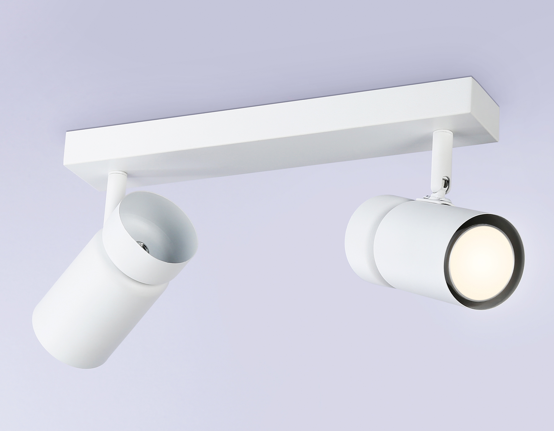 Накладной поворотный спот Ambrella TA13177/2 WH белый GU10/2 max 12W 295*60*130