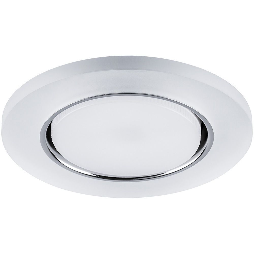 Светильник встраиваемый с белой LED подсветкой Feron CD5020 потолочный GX53 без лампы, белый матовый Светильник встраиваемый с белой LED подсветкой Feron CD5020 потолочный GX53 без лампы, белый матовый
