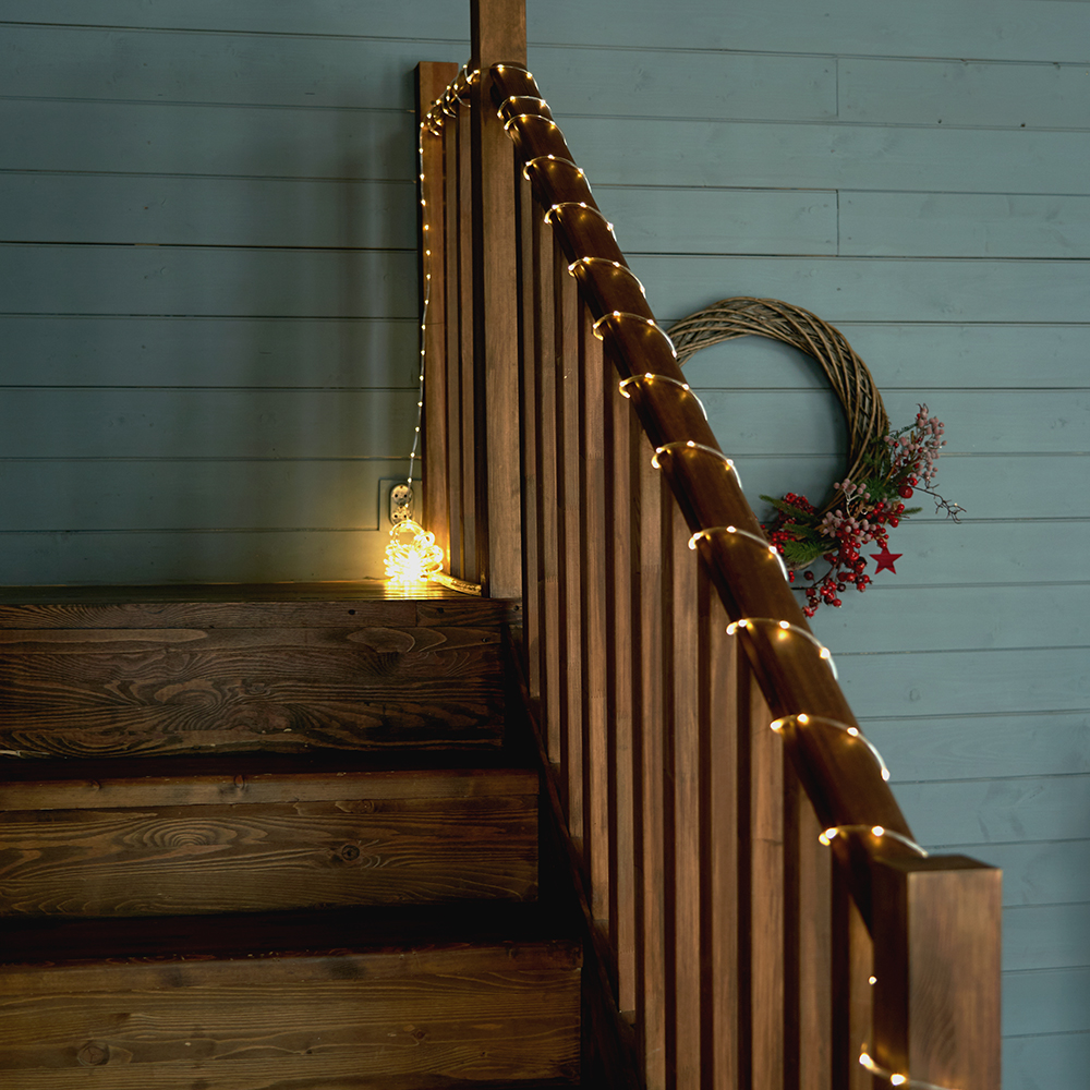 Светодиодная гирлянда Feron CL587 линейная Мини Дюралайт 2700К с контроллером, 15м, c питанием от сети 220V Светодиодная гирлянда Feron CL587 линейная Мини Дюралайт 2700К с контроллером, 15м, c питанием от сети 220V