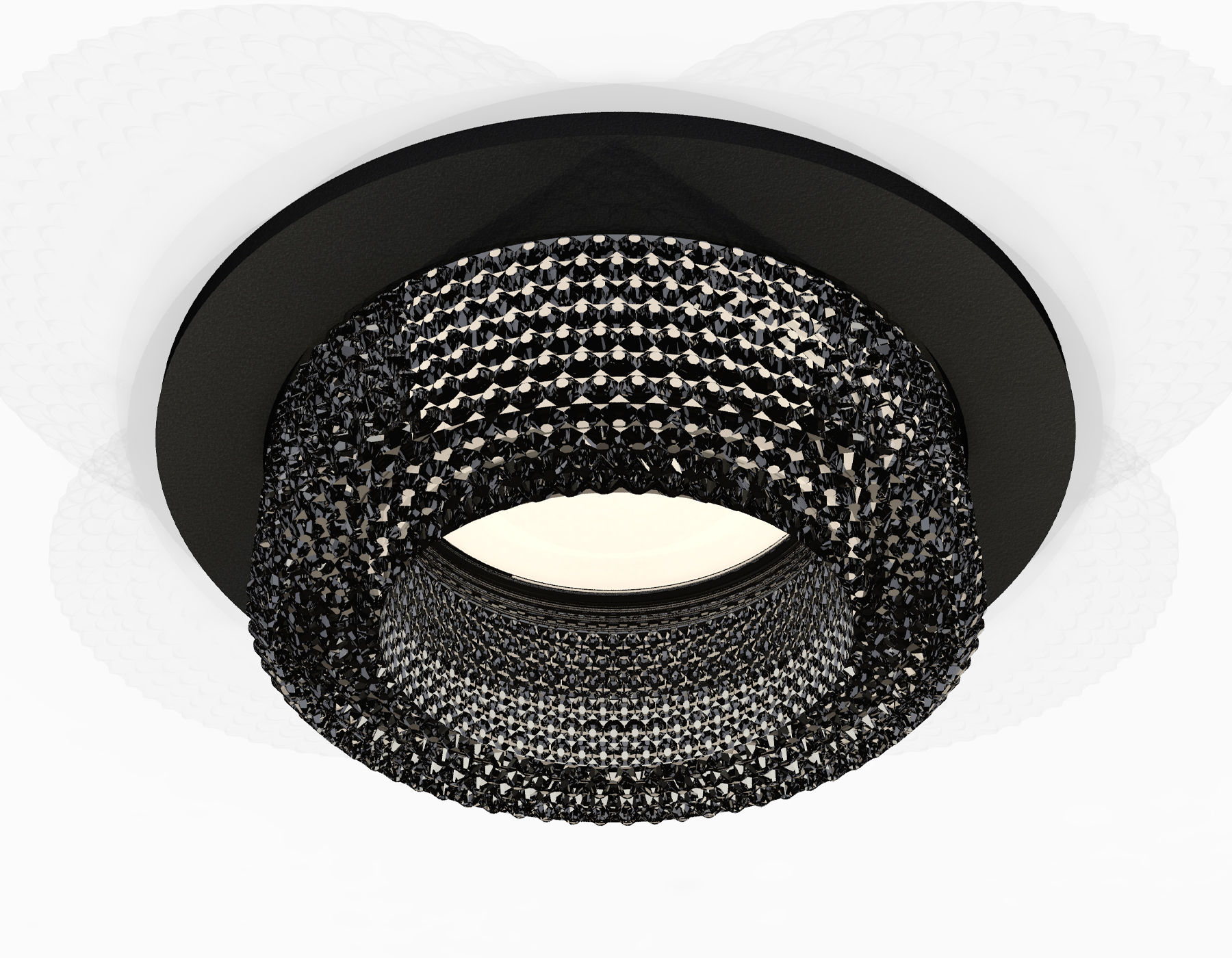 Встраиваемый светильник XC7622021 SBK/BK черный песок/тонированный MR16 GU5.3 (C7622, N7192)