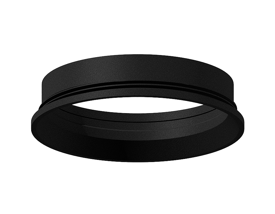 Насадка передняя для корпуса светильника Ambrella N6102 SBK черный песок D60*H18mm Out2mm MR16