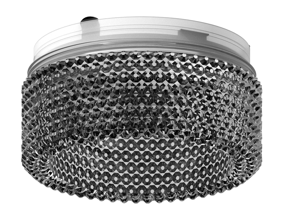 Насадка передняя для корпуса светильника Ambrella N6151 BK тонированный D60*H25mm Out20mm MR16 (для корпуса светильника)