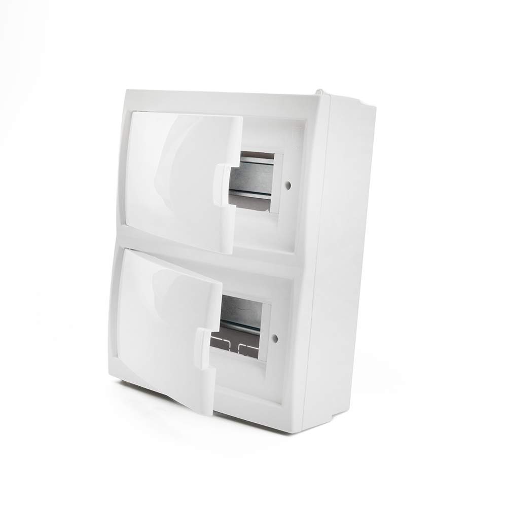 Бокс настенный STEKKER EBX50-3/16-20 16 модулей, белый, пластик, серия Standart