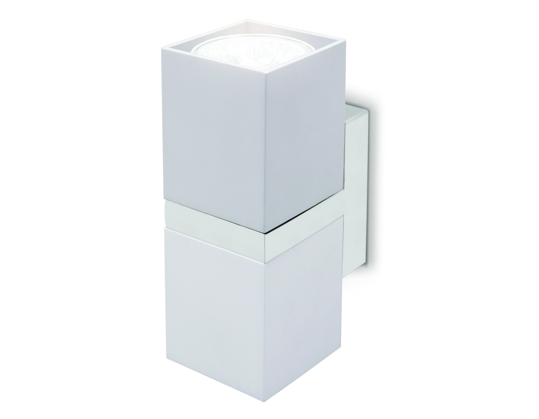 Настенный светильник FW245/2 WH/CH белый/хром GU10*2 max 12W 155*61*80