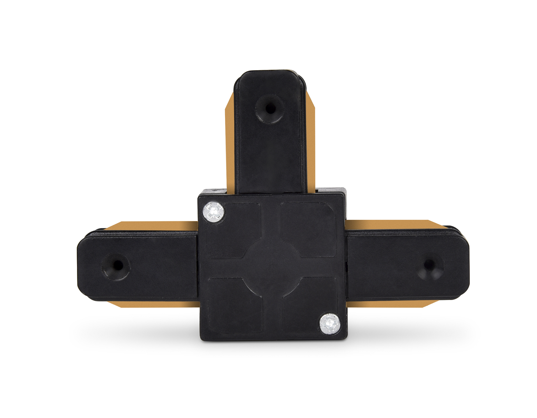 GL7078 BK черный коннектор Т-образный однофазный для соединения трековых шинопроводов