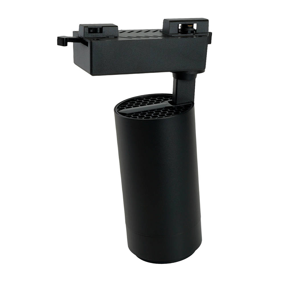 Светодиодный светильник Feron AL137 трековый однофазный на шинопровод 30W 4000K черный, изменяемый угол освещения 15-60град