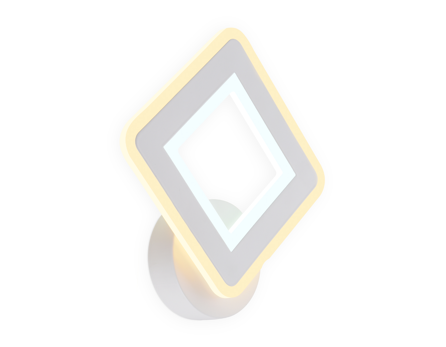 Настенный светодиодный светильник Ambrella FA871 WH белый 11W 220*250*50