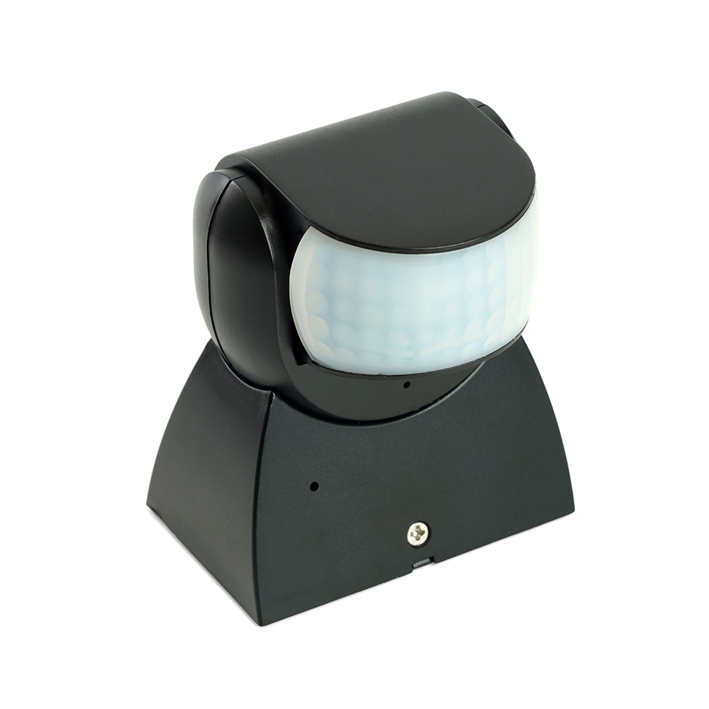 Датчик движения 1200W 12m 180° чёрный, SEN18