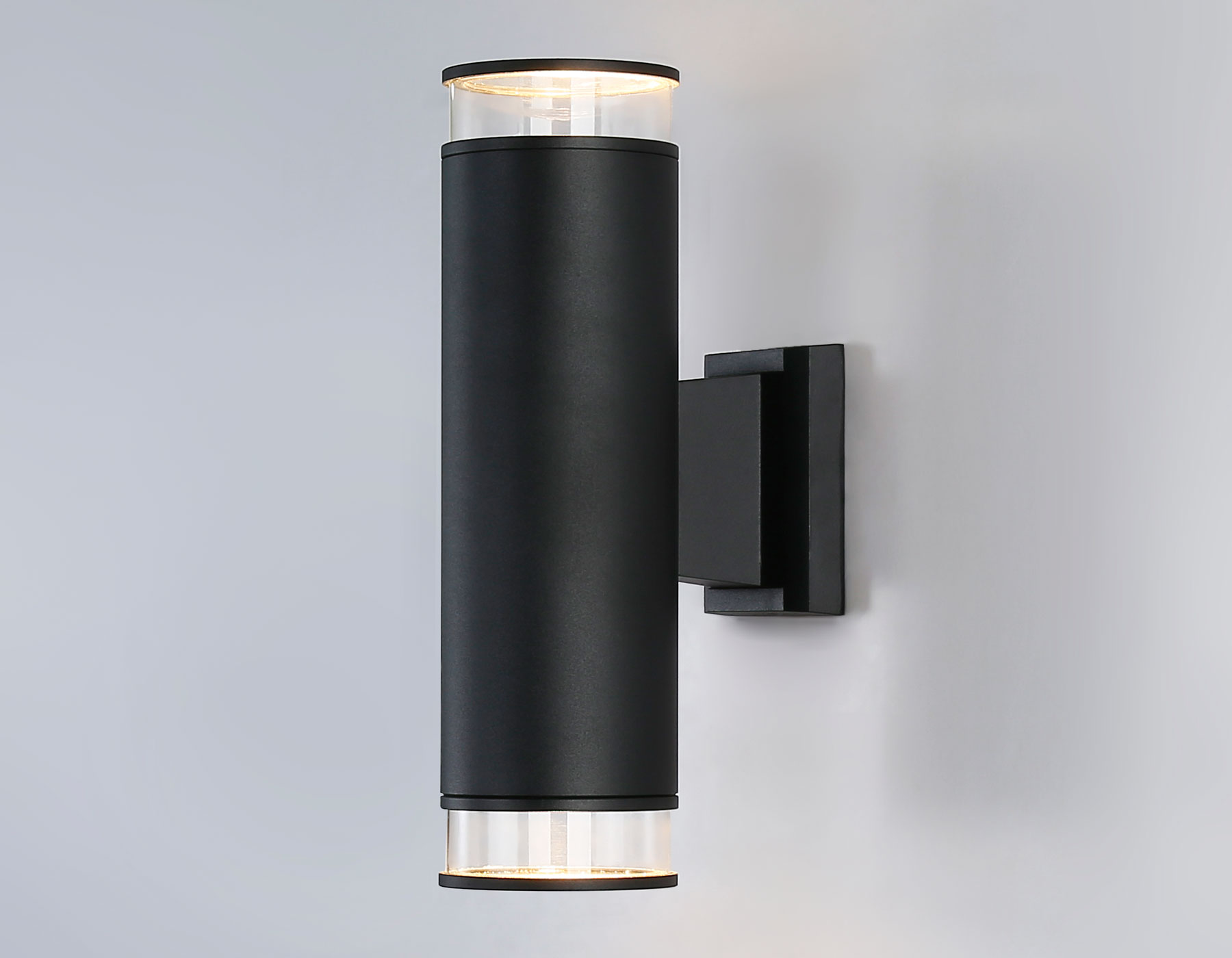 Уличный настенный светильник ST3821/2 BK/CL черный/прозрачный IP54 GU10/2 max 35W 310*90*160