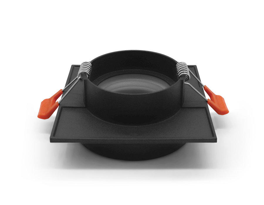 Встраиваемый точечный светильник Ambrella TN315 SBK черный песок GU5.3 92*92*40