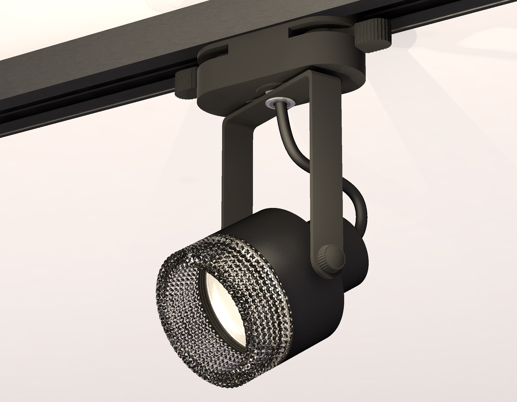 Трековый однофазный светильник XT6602061 PBK/BK черный полированный/тонированный MR16 GU10 (C6602, N6151)