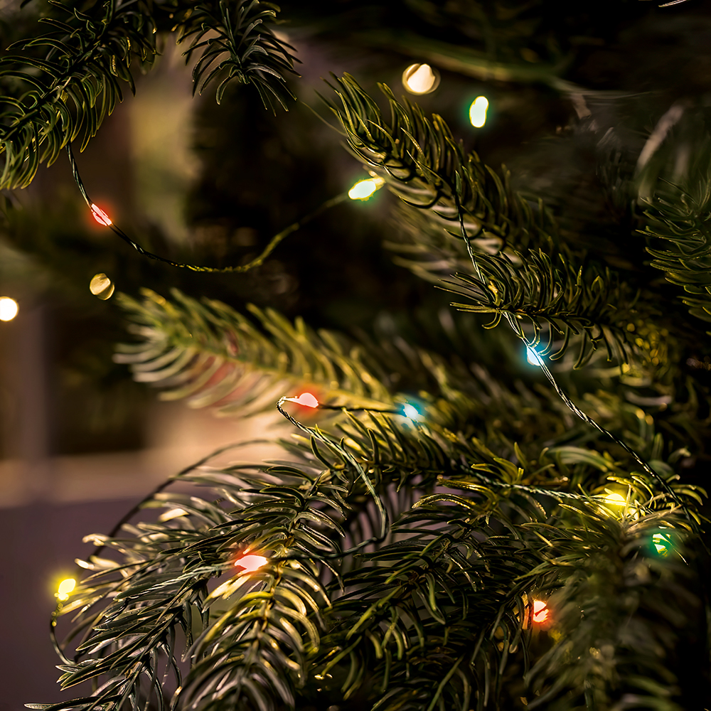 Светодиодная гирлянда Feron CL583 линейная Роса (на проволоке) мультиколор c питанием от сети 220V 20м + сетевой шнур 1,5м Светодиодная гирлянда Feron CL583 линейная Роса (на проволоке) мультиколор c питанием от сети 220V 20м + сетевой шнур 1,5м