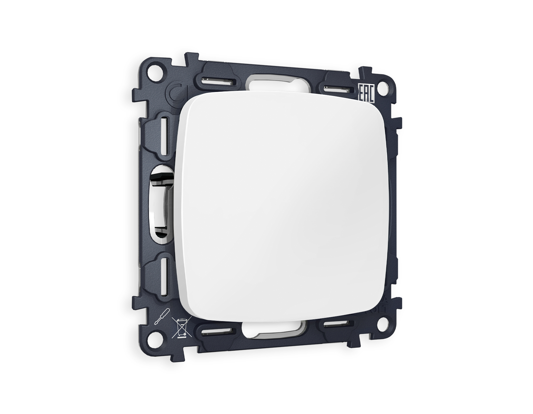 MO136010 Комплект суппорта универсального OMEGA Белый матовый QUANT (OP1360, VM240)