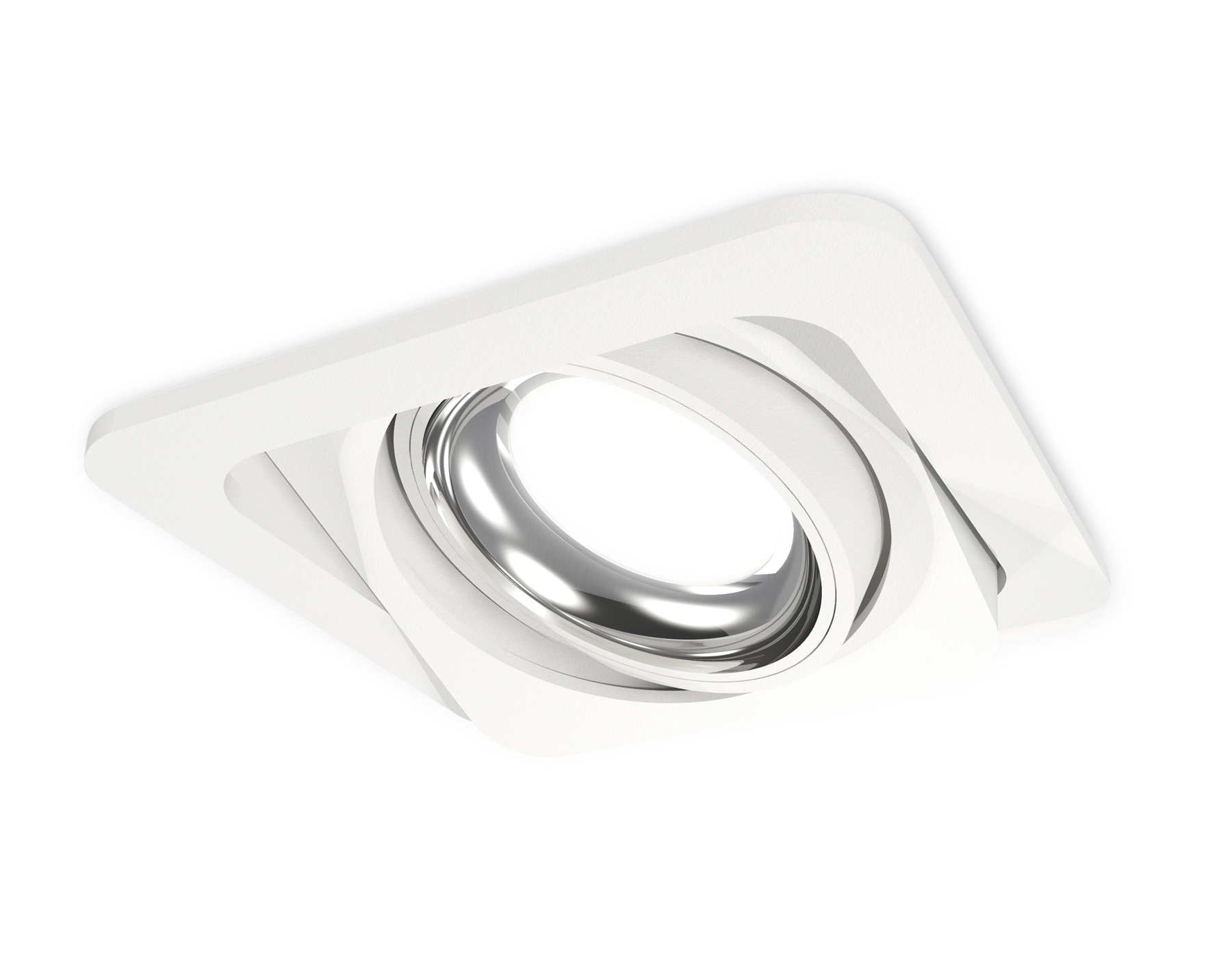 Встраиваемый поворотный светильник XC7658002 SWH/PSL белый песок/серебро полированное MR16 GU5.3 (C7658, N7022)