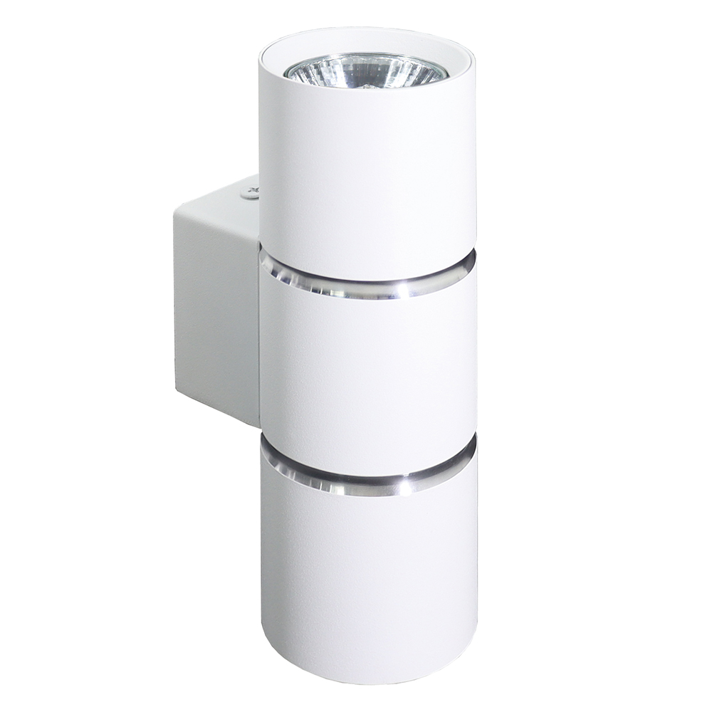 Светильник  настенный Feron ML1860 ZEN MR16 35W, 230V, 2*GU10, белый, хром IP20 Светильник  настенный Feron ML1860 ZEN MR16 35W, 230V, 2*GU10, белый, хром IP20