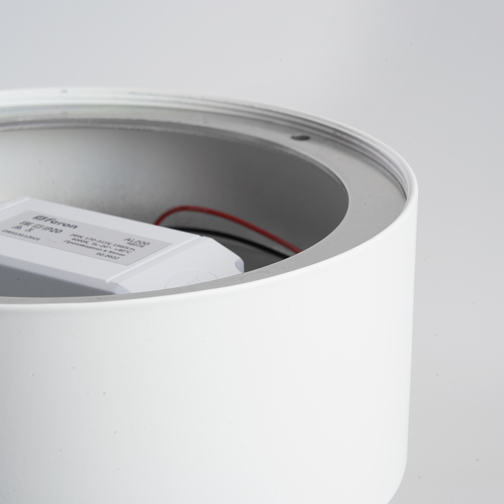 Светильник накладной со светодиодами 20W, 1400Lm, белый (4000К), AL200 “Simple matte” Светильник накладной со светодиодами 20W, 1400Lm, белый (4000К), AL200 “Simple matte”