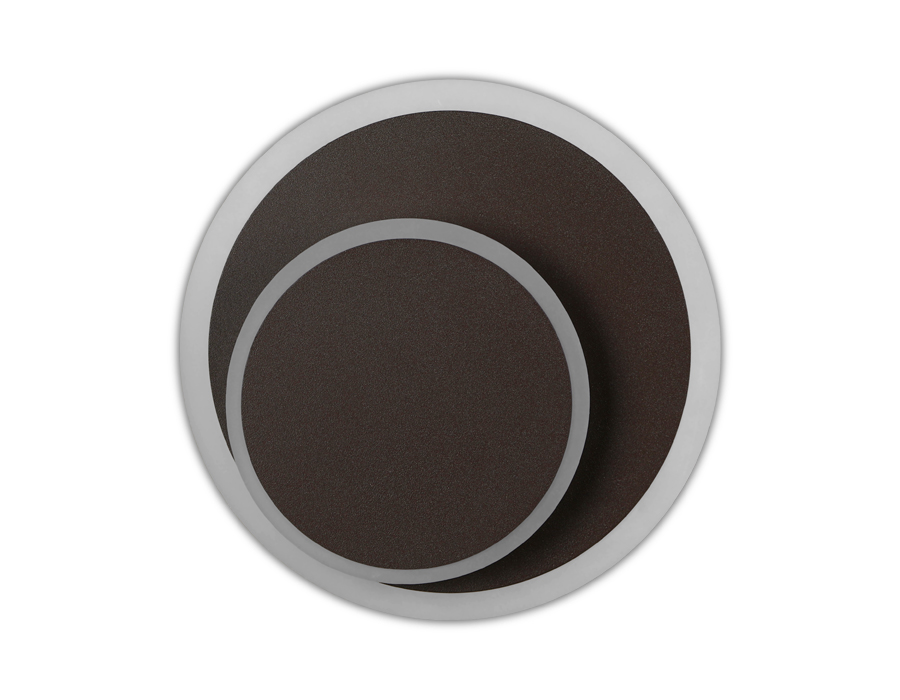 Настенный светодиодный светильник FW107 CF Ambrella кофе LED 3000K/6400K 15W 240*190*50