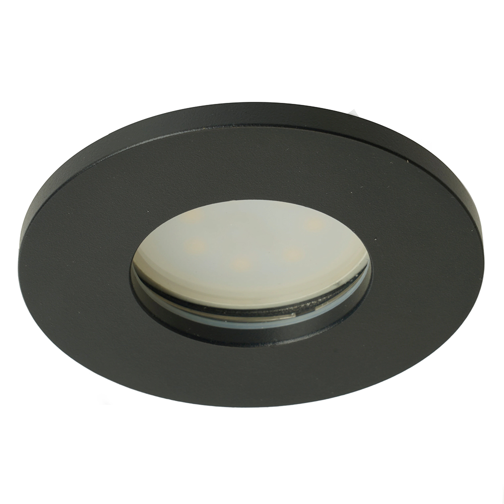 Светильник встраиваемый Feron DL3114 потолочный MR16 G5.3 черный IP44