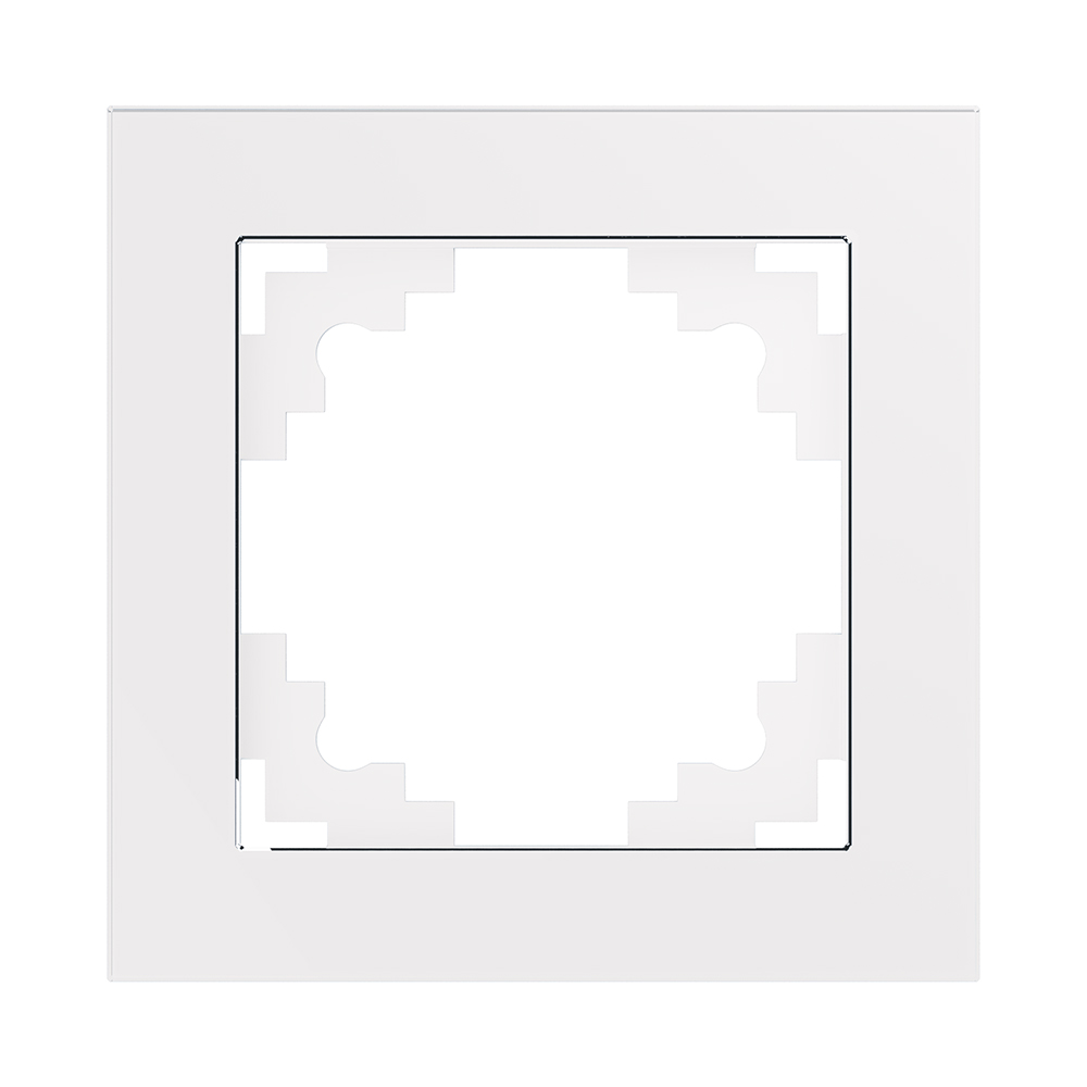 Рамка 1-местная STEKKER, GFR00-7001-01, серия Катрин, белый