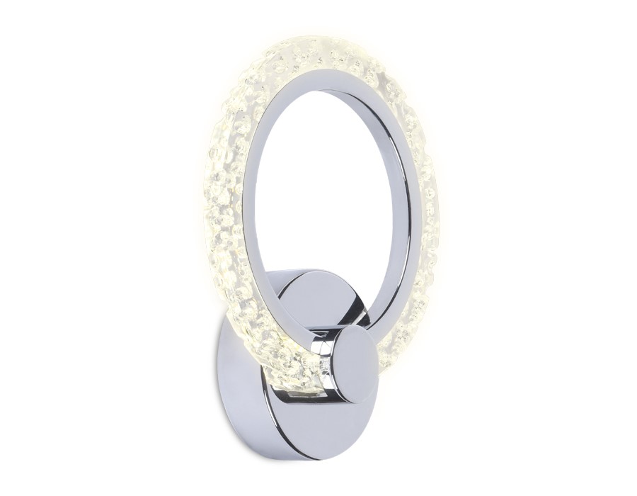 Настенный светодиодный светильник FA415 CH Ambrella хром 6400K/3000K/4200K 12W 230*190*60