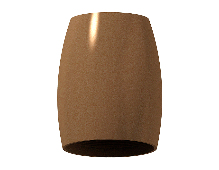 Корпус светильника накладной Ambrella C1124 SCF кофе песок D70*60*H100mm MR16 GU5.3 для насадок D60/D70mm