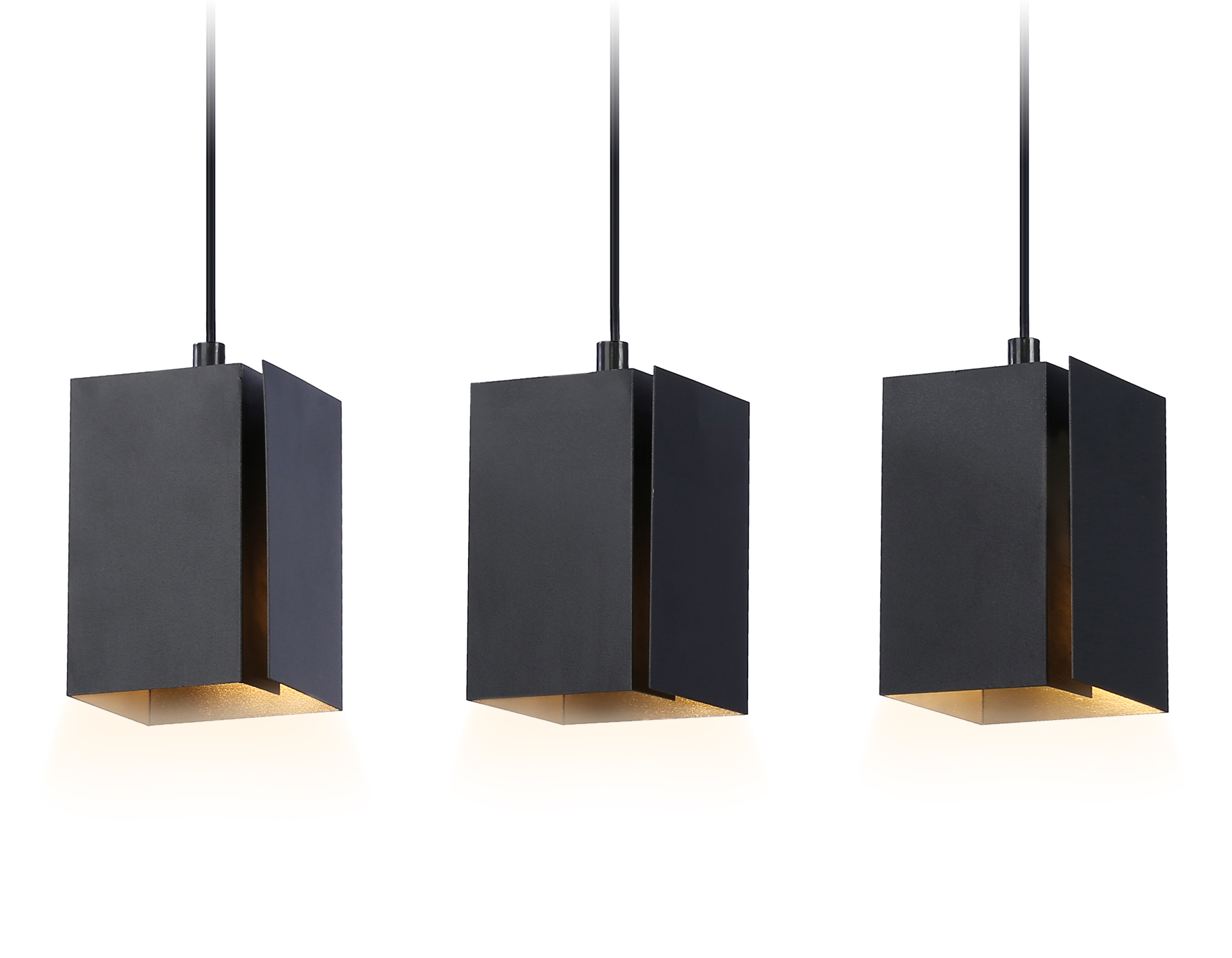 Светильник подвесной Ambrella TN5141/3 BK черный E27/3 max 40W 400*80*1150