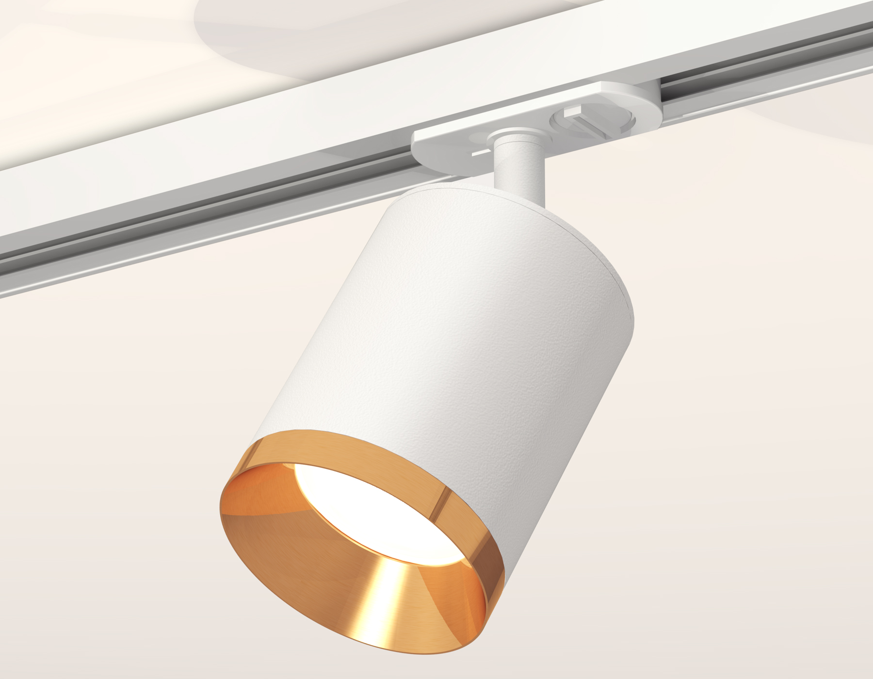 Трековый светильник XT7421004 SWH/PYG белый песок/золото желтое полированное MR16 GU5.3 (A2536, C7421, N7034)