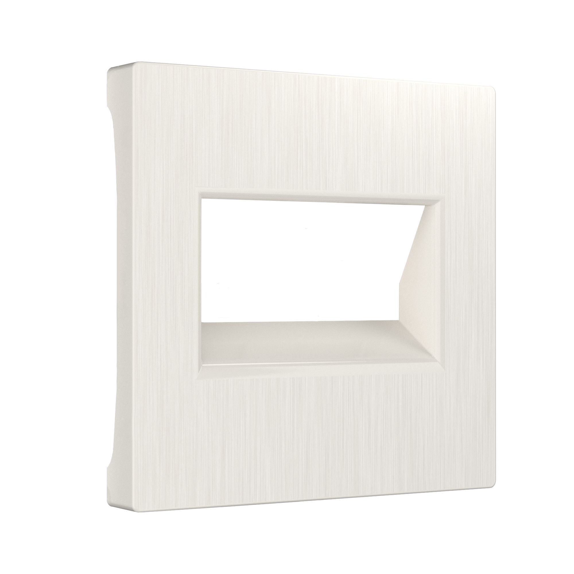 Накладка для двойной розетки Еthernet RJ-45 WERKEL (перламутровый рифленый) WL13-RJ45+RJ45-CP / W1191113 / a040900