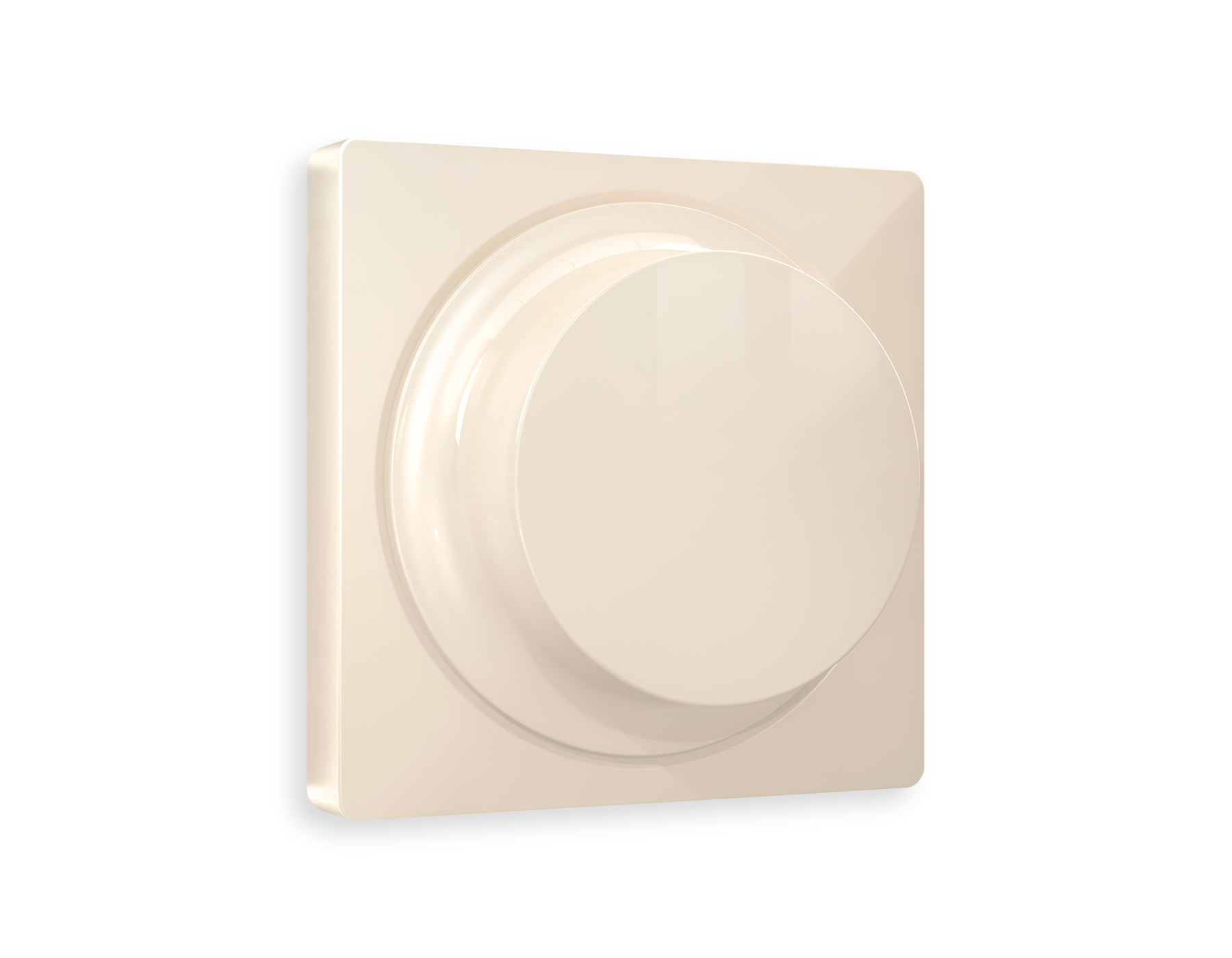 AP3055 Лицевая панель ALFA (Бежевый глянец) для светорегулятора универсального QUANT