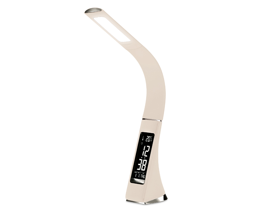 Светодиодная настольная лампа  Ambrella с дисплеем DE511 BG бежевый LED 3000-6400K 6W