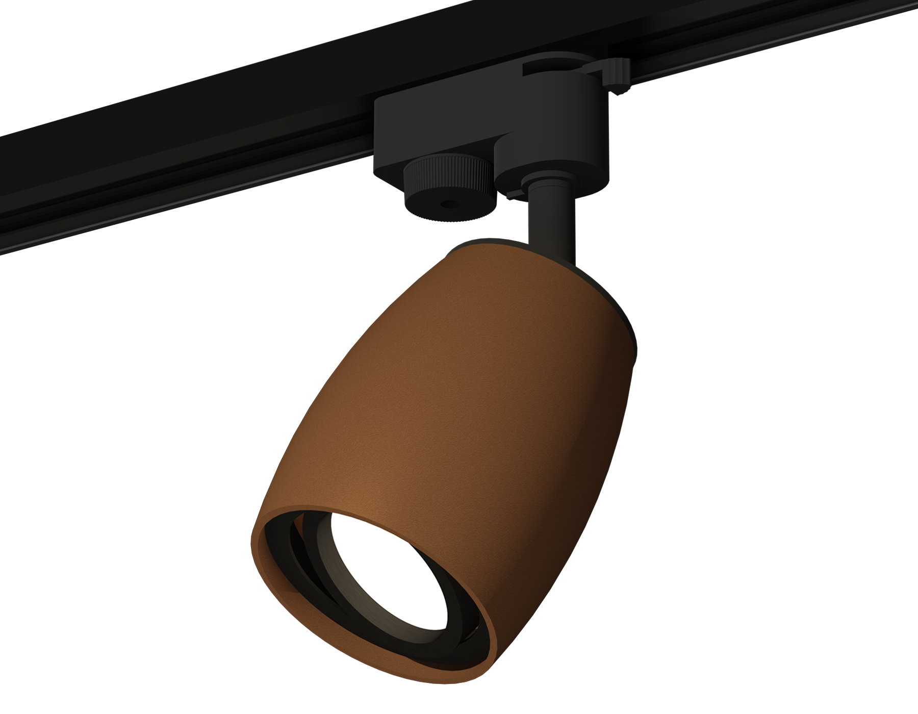 Комплект трекового светильника Ambrella XT1124002 SCF/PBK кофе песок/черный полированный MR16 GU5.3 (A2521, C1124, N7002)