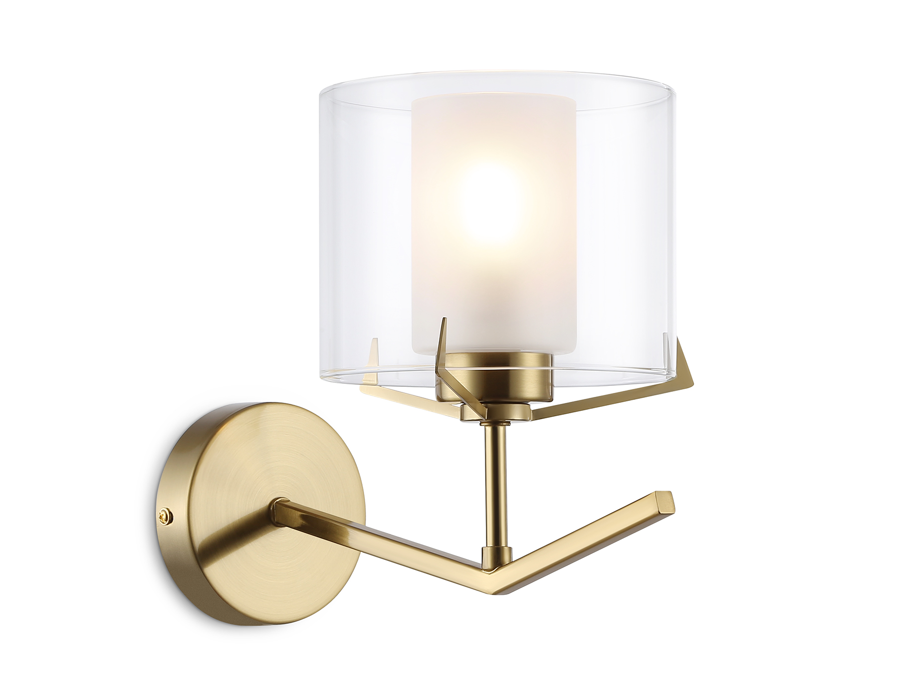 LH57010 BS/FR латунь/белый матовый E14 max 40W 280*150*220