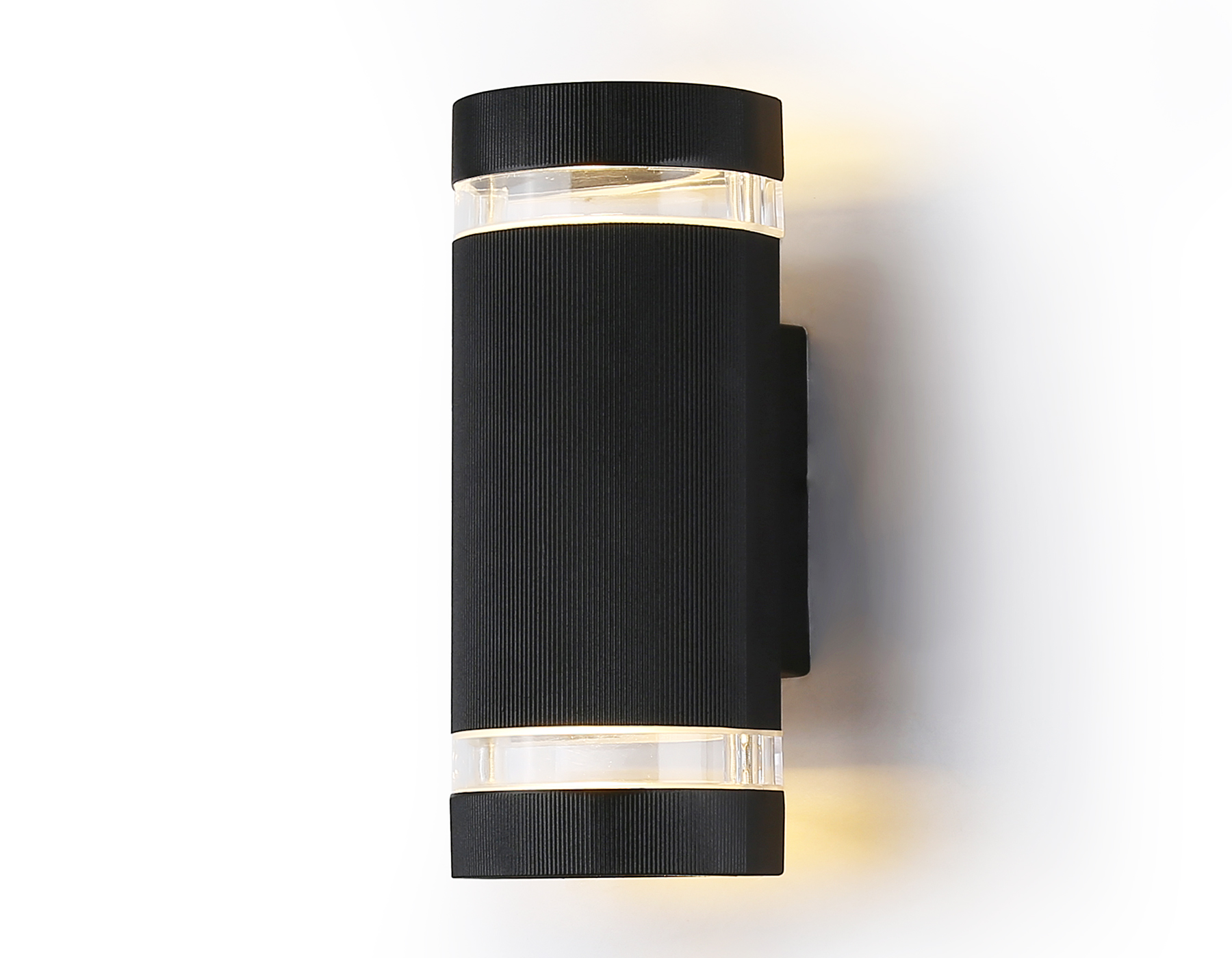 Уличный настенный светильник ST2562/2 BK/CL черный/прозрачный IP54 GU10/2 max 35W 235*100*65