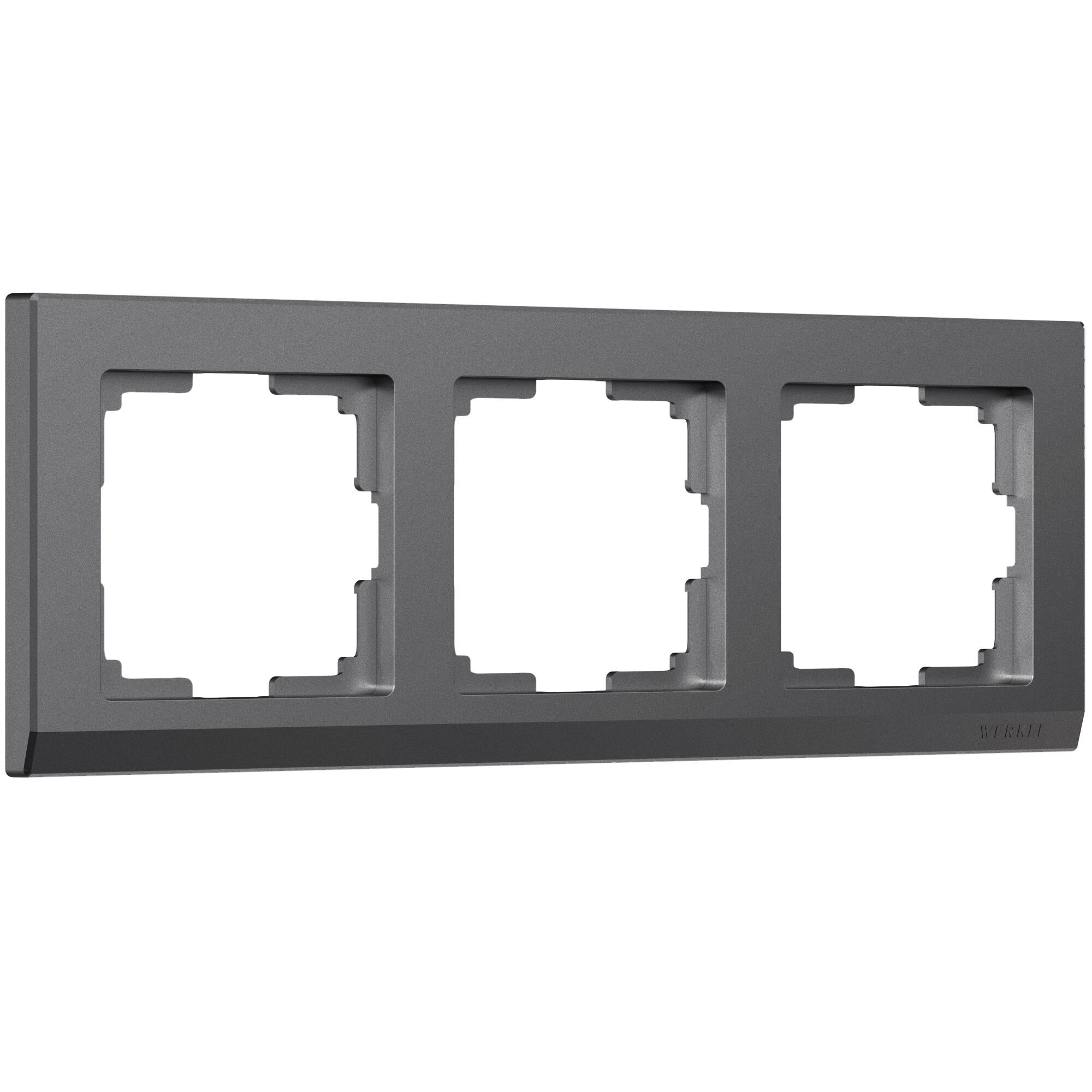 Рамка на 3 поста Werkel Stark (графит матовый) W0031864