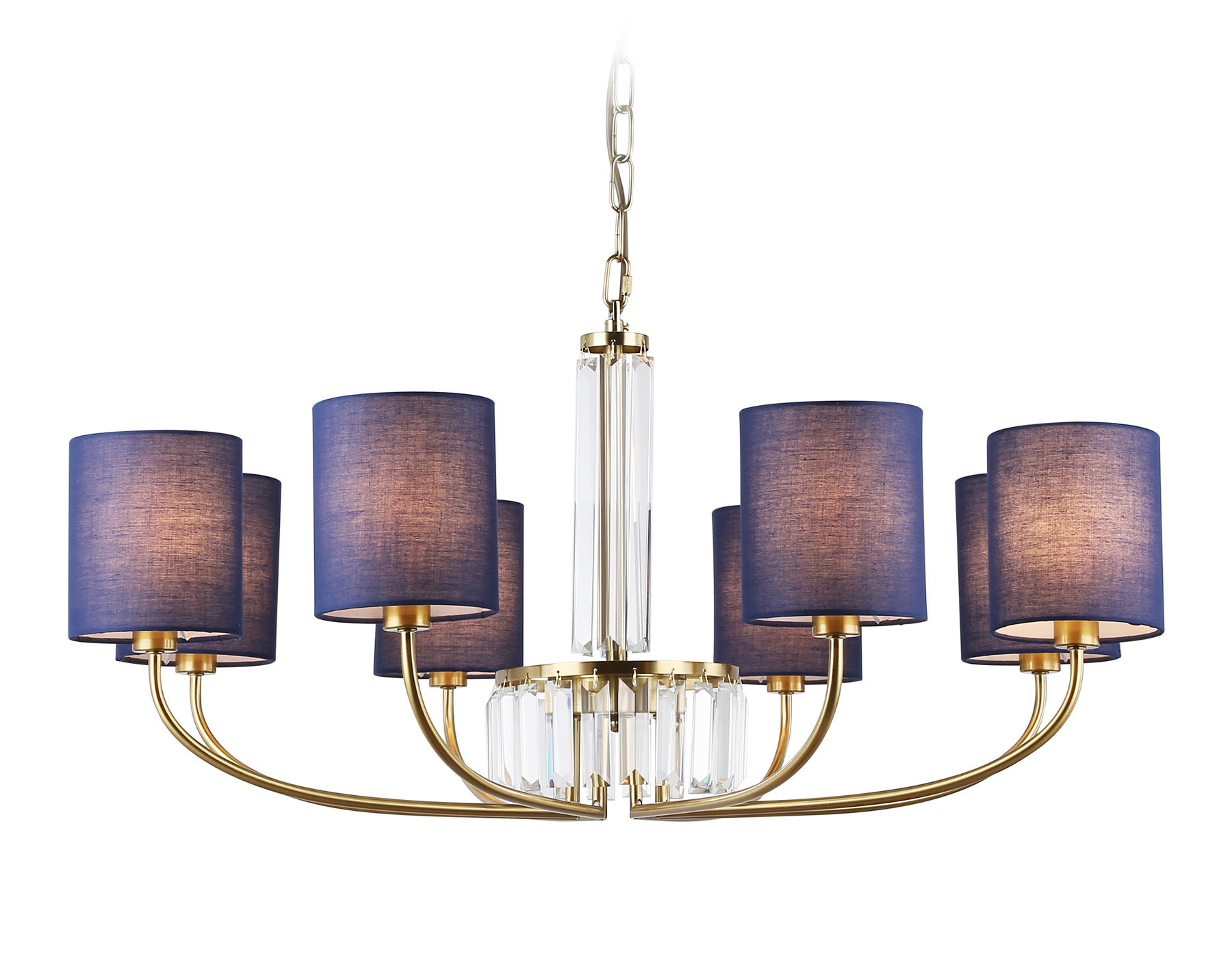 LH71273/8 BS/BK латунь/черный E14/8 max 40W D820*840