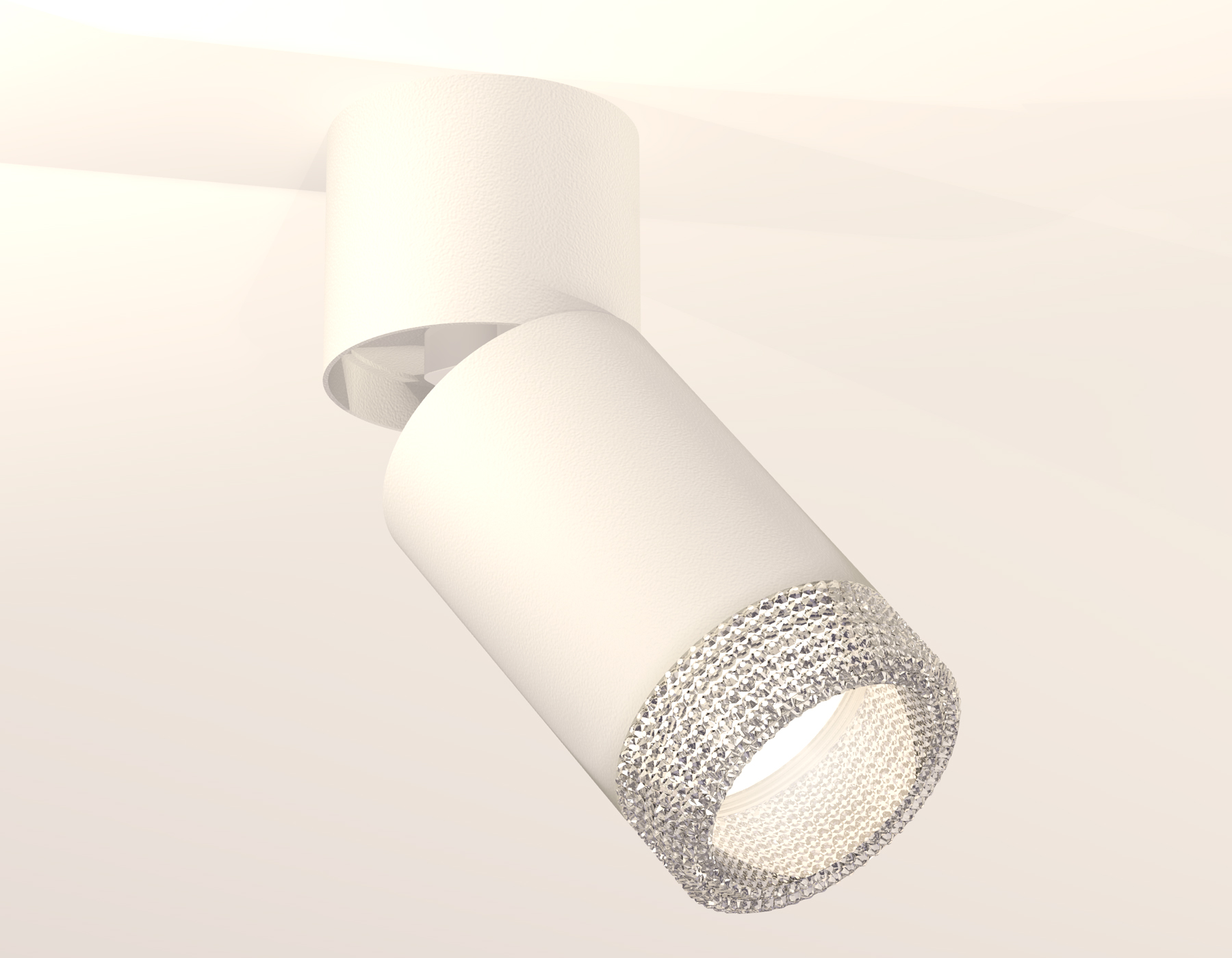 Накладной поворотный светильник XM6312060 SWH/WH/CL белый песок/белый/прозрачный MR16 GU5.3 (A2220, C6312, N6150)