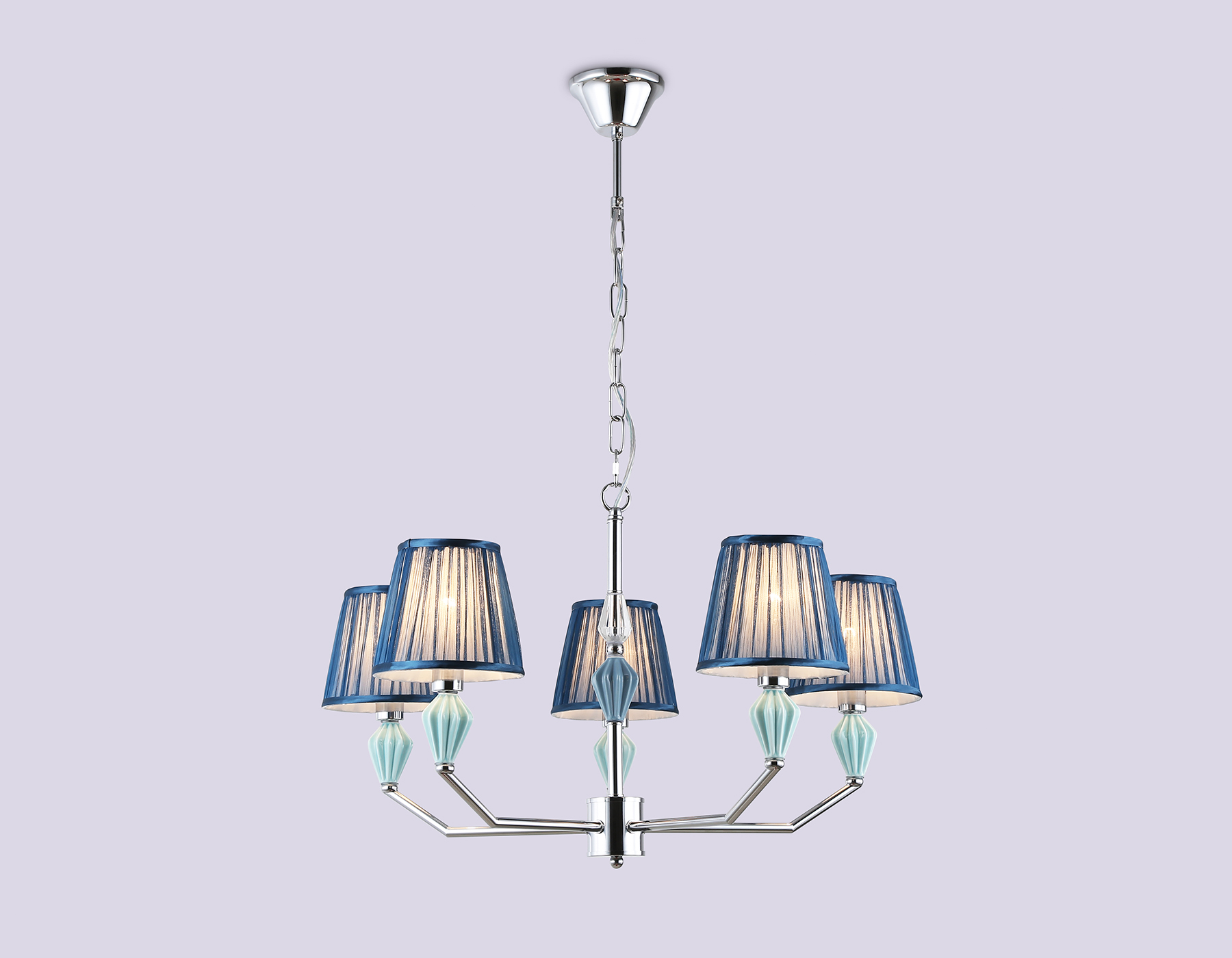 LH75061/5 CH/BK хром/черный E14/5 max 40W D690*810