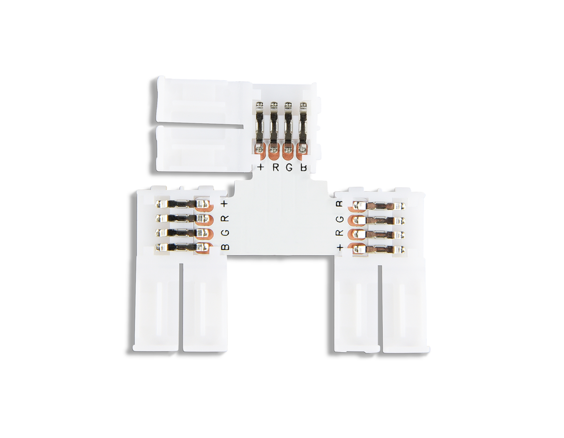 GS7001 Соединитель T 5050 12/24V (4 конт.) (5шт) GS7001 Соединитель T 5050 12/24V (4 конт.) (5шт)