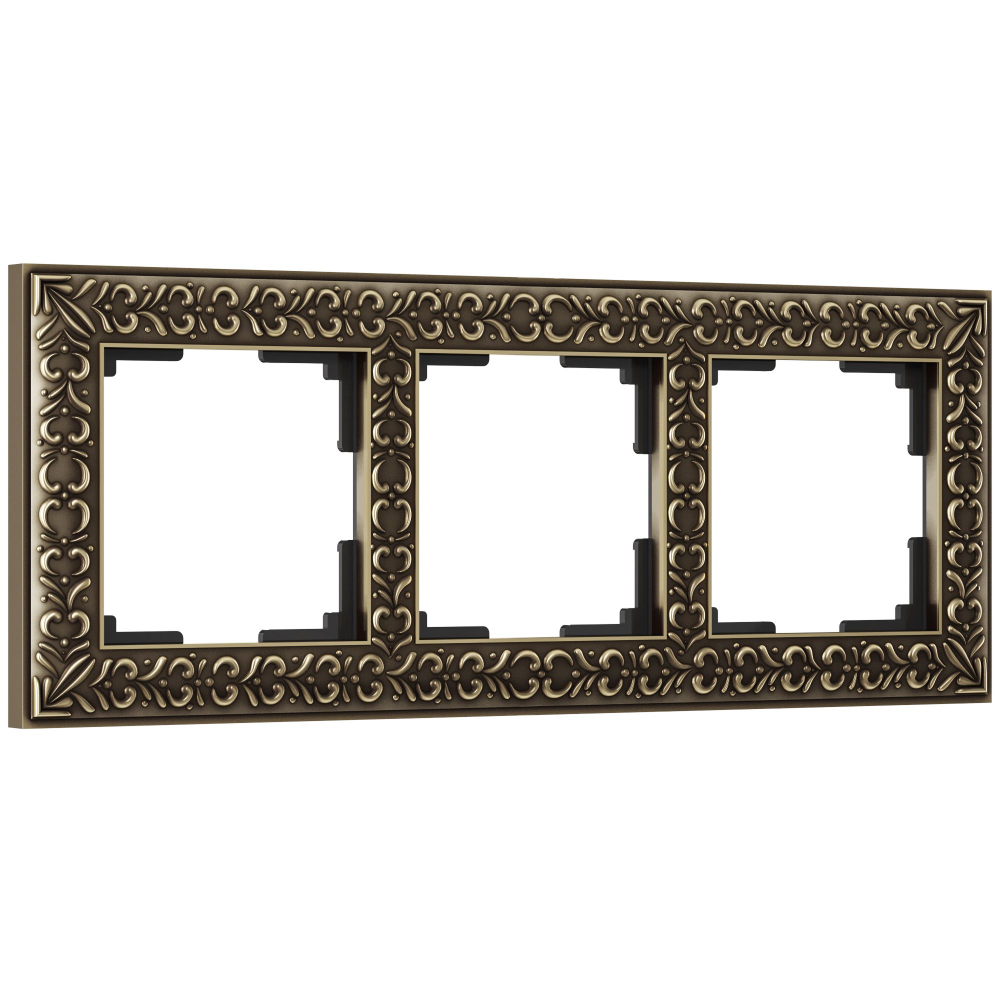 Рамка WERKEL Antik на 3 поста (бронза) WL07-Frame-03 / W0031512 / a029840