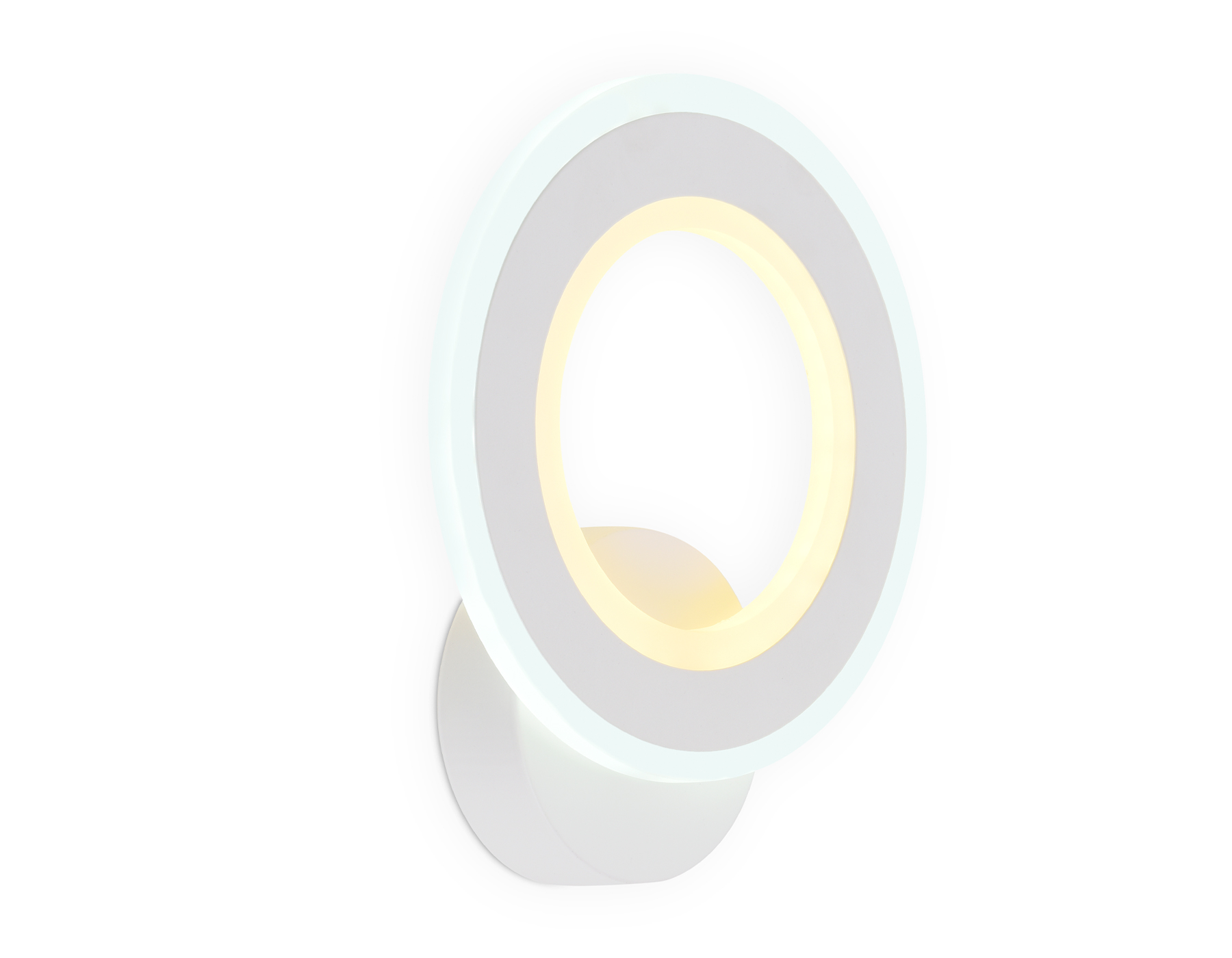 Настенный светодиодный светильник Ambrella FA8812 WH белый 11W 190*220*50