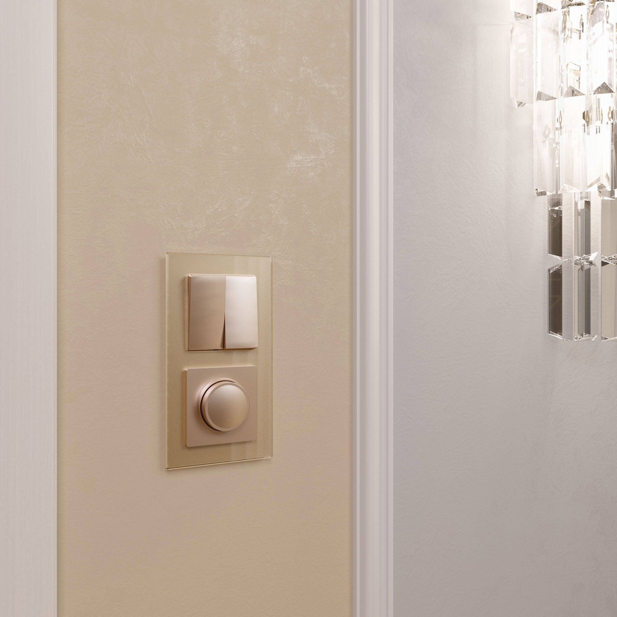 Рамка WERKEL Favorit на 2 поста (шампань) WL01-Frame-02 / W0021111 / a040871