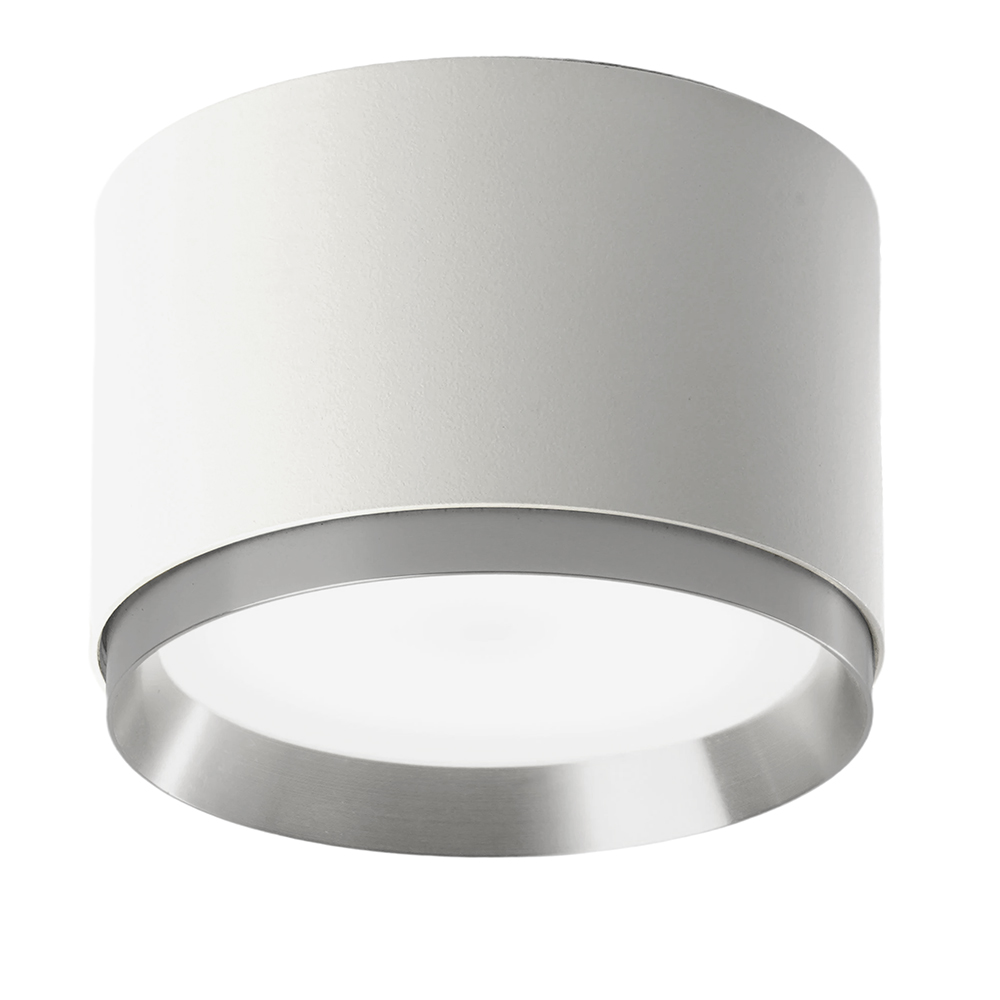 Светильник потолочный Feron Barrel DUET HL459  12W, 230V,GX53, белый + хром IP20