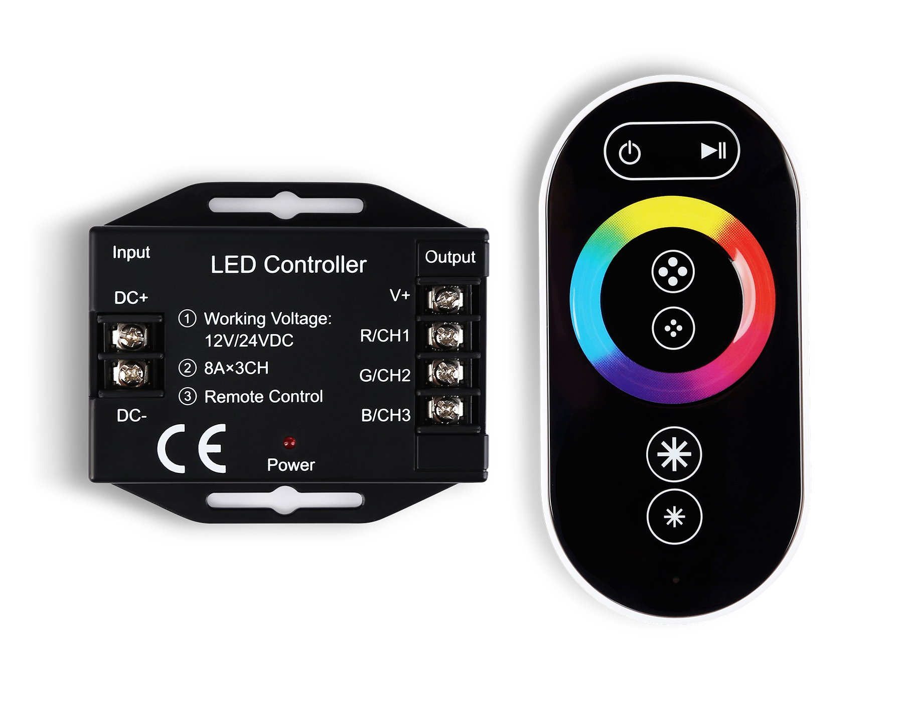 GS11401 контроллер RGB 24A 12V 288W/ 24V 576W (ПДУ Радио 2.4G AAA) GS11401 контроллер RGB 24A 12V 288W/ 24V 576W (ПДУ Радио 2.4G AAA)