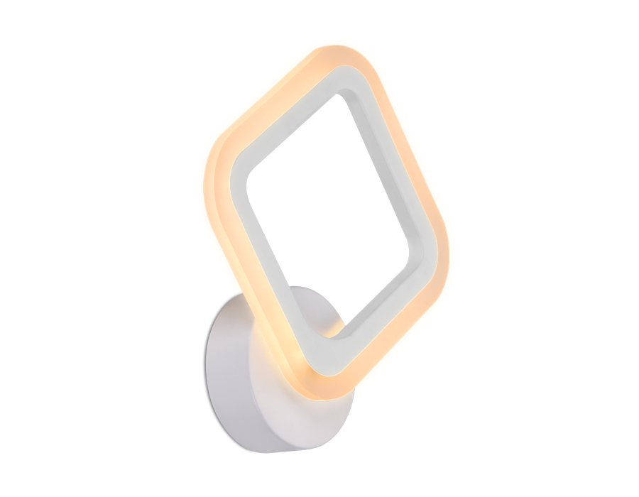 Настенный светодиодный светильник FA539 WH Ambrella белый 6400K/3000K/4200K 15W 260*230*60