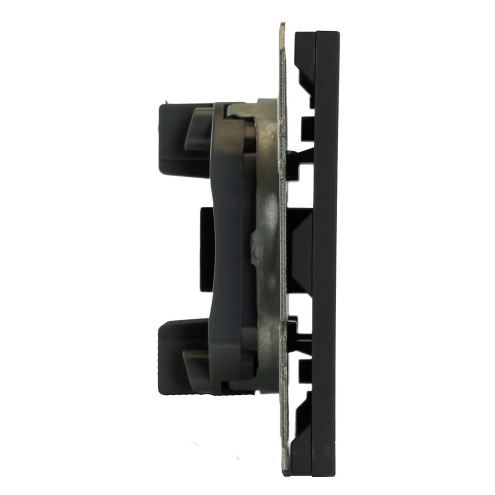 Розетка HDMI 2.0 Type A (механизм), серия Эмили, STEKKER, RST00-5118-05, черный уголь, soft touch