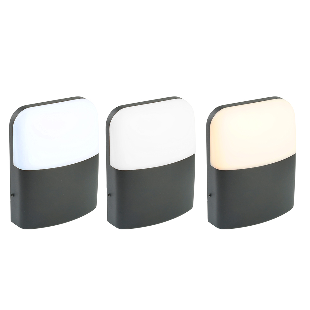 Светильник уличный светодиодный Feron DH498, 85-265V, 12W, 350Lm, 3000/4000/6400К, черный