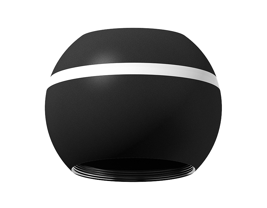 Корпус светильника накладной Ambrella C1102 SBK черный песок D100*H80mm MR16 GU5.3 LED 3W 4200K для насадок D60/70mm